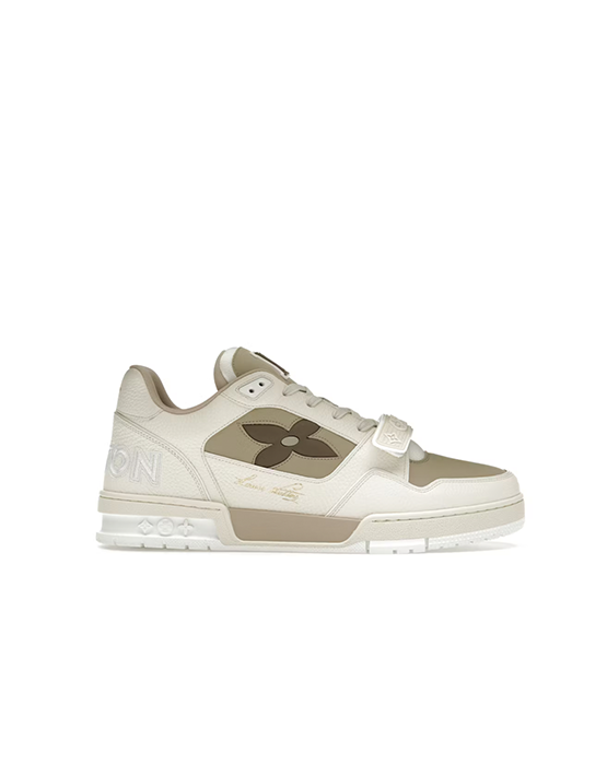 TENIS LV MONOGRAM BEIGE FLOWER