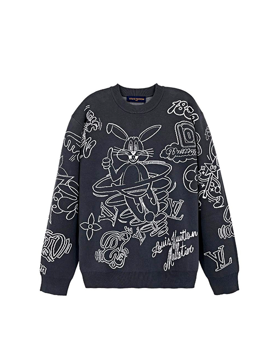 SWEATER LV RABBIT CARTOON