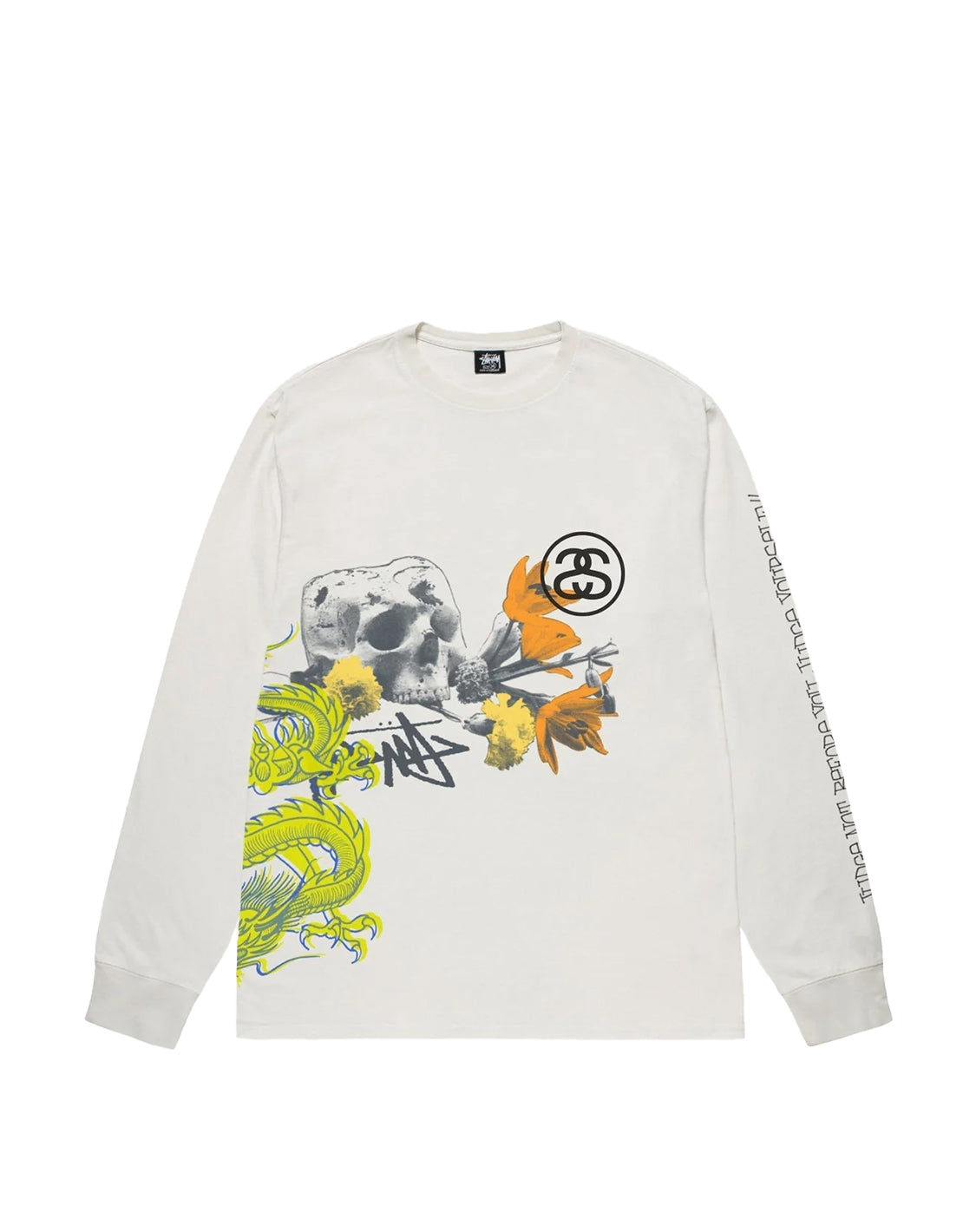 CAMISETA STUSSY PIGMENT DIED BLANCO