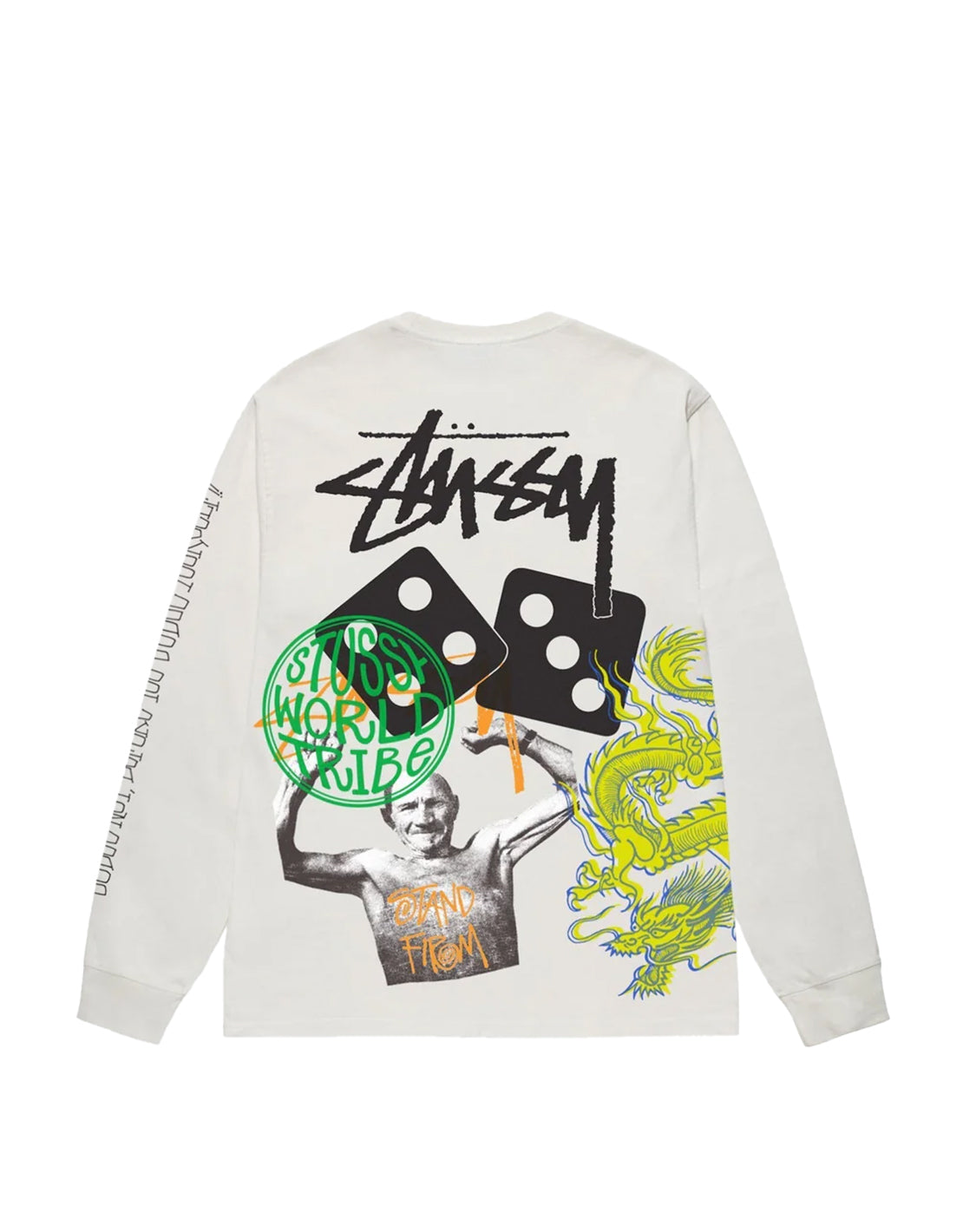 CAMISETA STUSSY PIGMENT DIED BLANCO