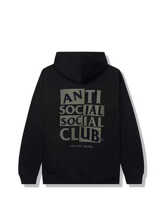 HOODIE ANTISOCIAL CLUB "MUTED" NEGRO