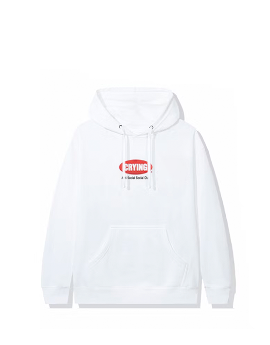 HOODIE ANTISOCIAL CLUB "TOY WITH ME" BLANCO