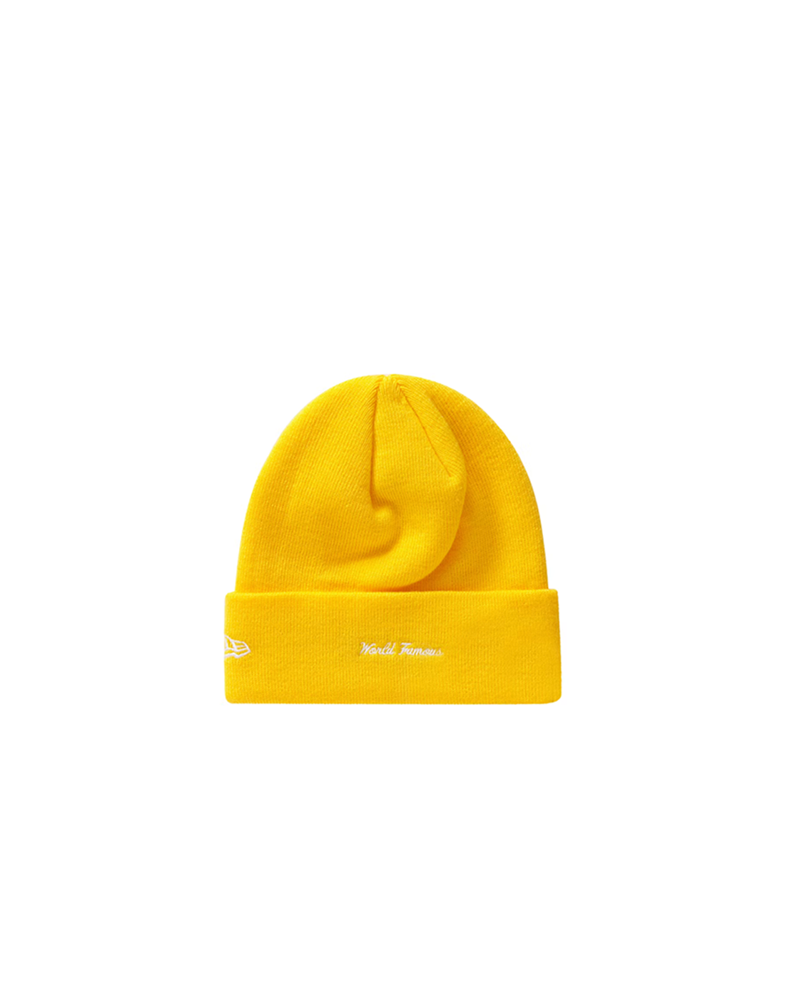 BEANIE SUPREME X NEW ERA BOX LOGO BANDANA AMARILLO