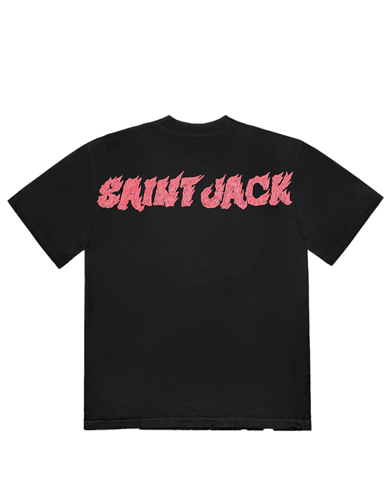 CAMISETA CACTUS JACK "SAINT JACK" BLACK