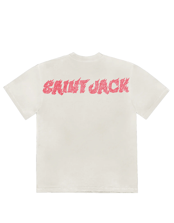 CAMISETA CACTUS JACK "SAINT JACK" WHITE