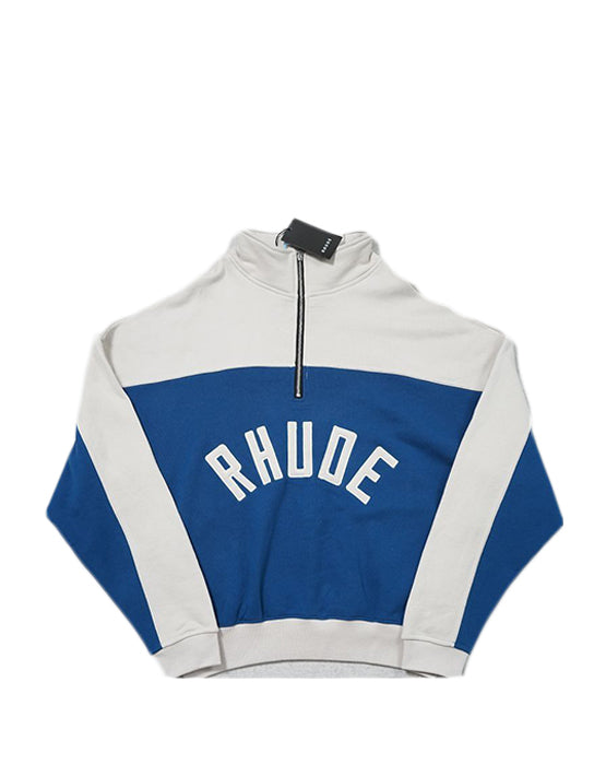 CREWNECK ZIP RHUDE EAST HAMPTON