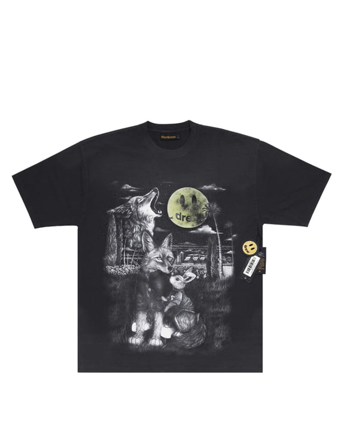 CAMISETA DREW HOUSE MOON WORLD FADED