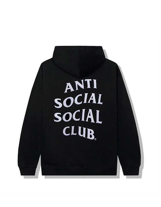 HOODIE ANTISOCIAL CLUB "BEYOND/BE GOOD" NEGRO