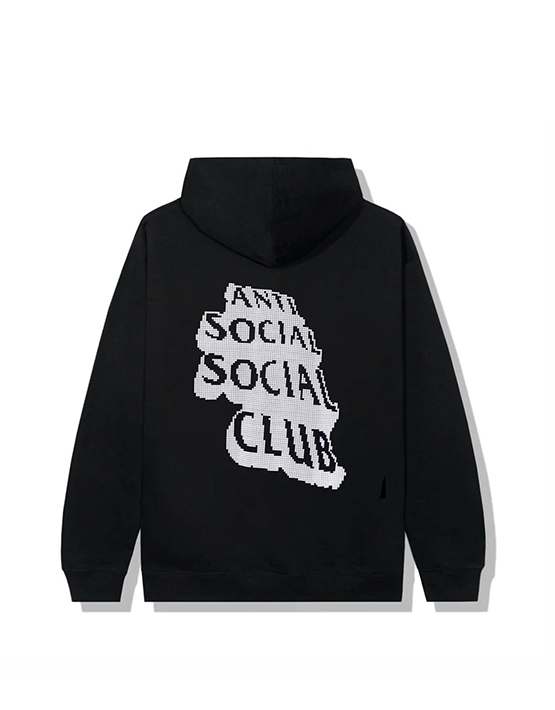 HOODIE ANTISOCIAL CLUB "1.5" NEGRO