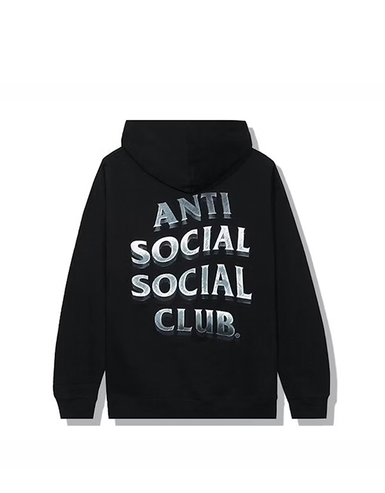 HOODIE ANTISOCIAL CLUB "747K" NEGRO