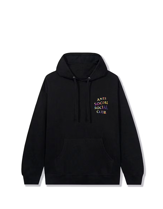 HOODIE ANTISOCIAL CLUB "PEDALS ON THE FLOOR" NEGRO