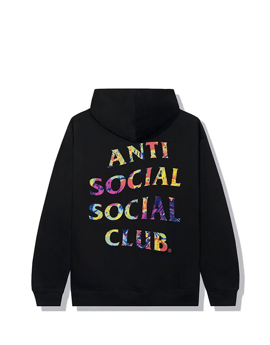 HOODIE ANTISOCIAL CLUB "PEDALS ON THE FLOOR" NEGRO