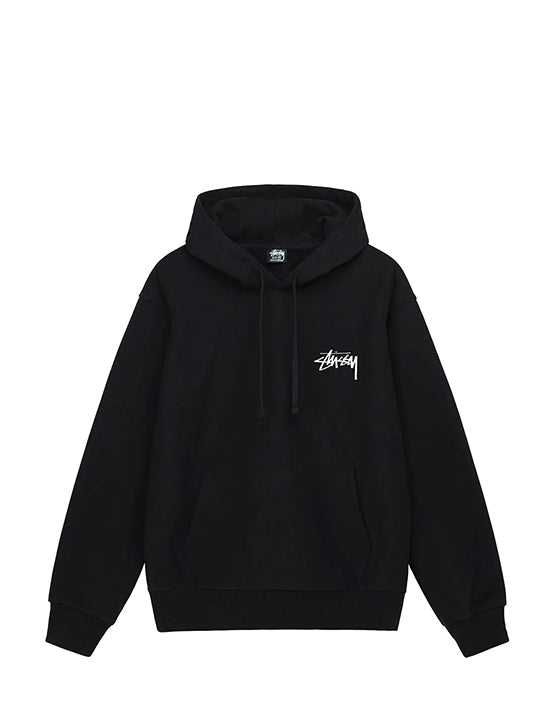 HOODIE STUSSY BALL 8 FADED BLACK