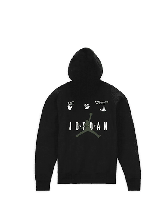 HOODIE OFF WHITE JORDAN NEGRO