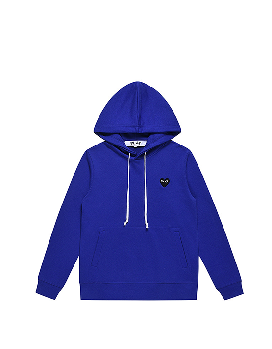 HOODIE COMME DES GARCON HEART BLUE