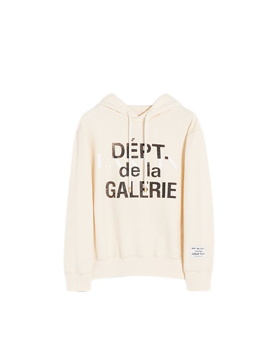 HOODIE GALLERY DEPT X LANVIN BEIGE