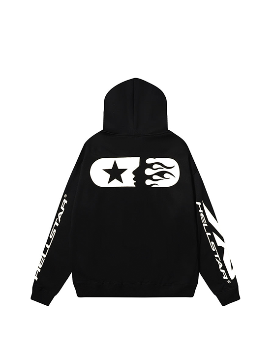 HOODIE HELLSTAR SPORT BLACK