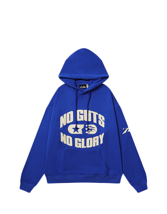 HOODIE HELLSTAR NO GUTS GLORY BLUE