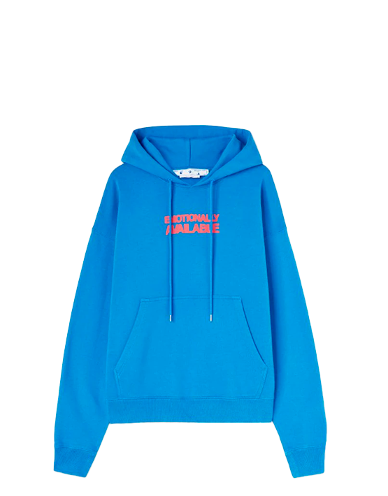 HOODIE OFF WHITE EMOTION ARROW SKATE AZUL