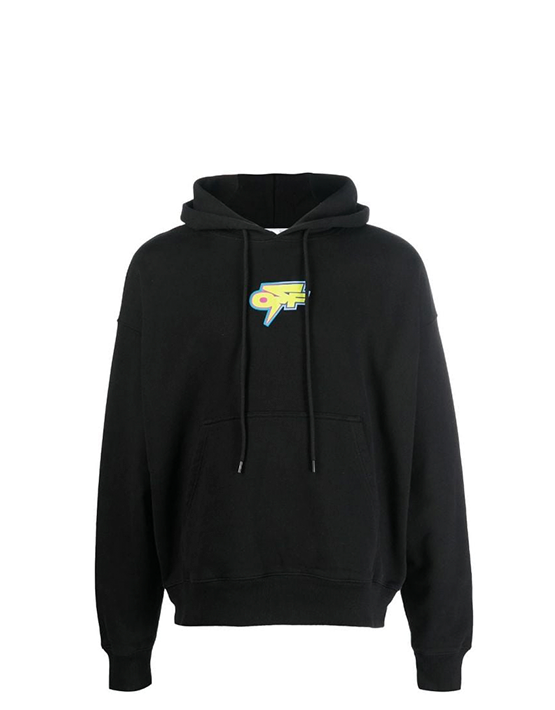 HOODIE OFF WHITE GRADIENT ARROW NEGRO