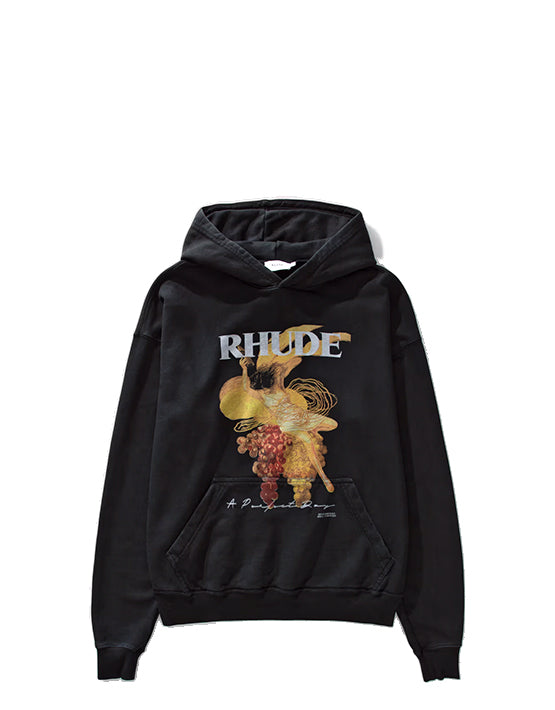 HOODIE RHUDE A PERFECT DAY NEGRO