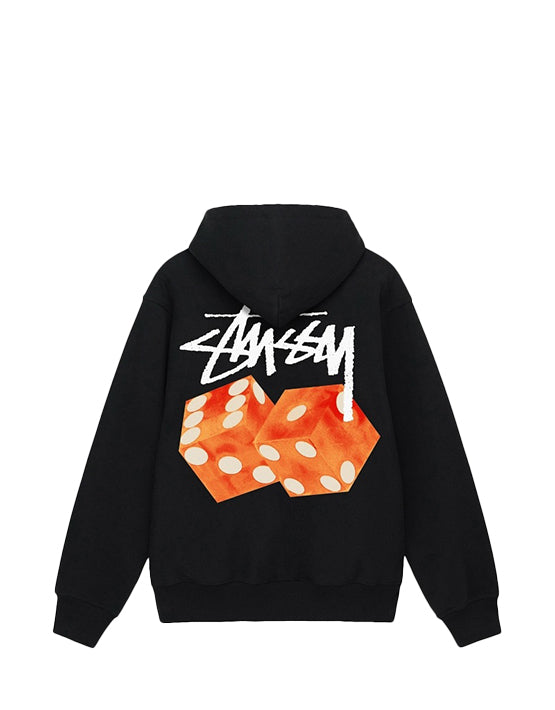 HOODIE STUSSY DICE BLACK