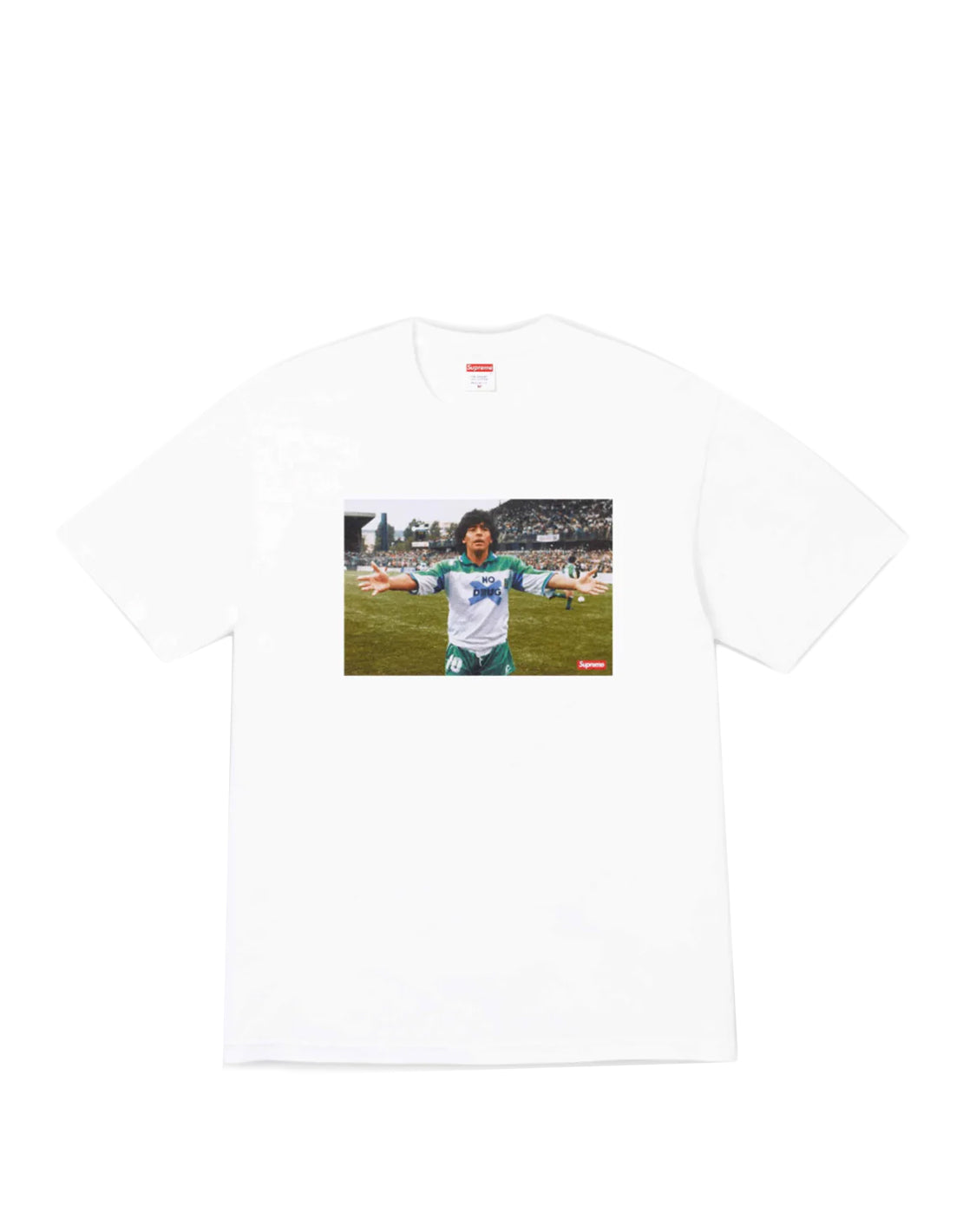 CAMISETA SUPREME MARADONA SS24 BLANCA