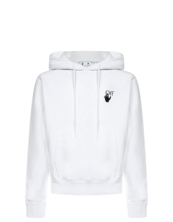 HOODIE OFF WHITE GRADIENT BLANCO