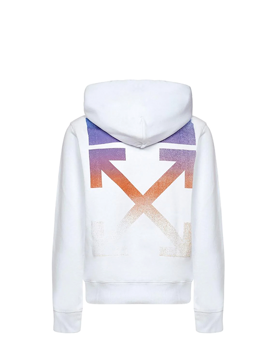 HOODIE OFF WHITE GRADIENT BLANCO