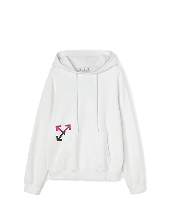 HOODIE OFF WHITE GRADIENT PURP BLANCO